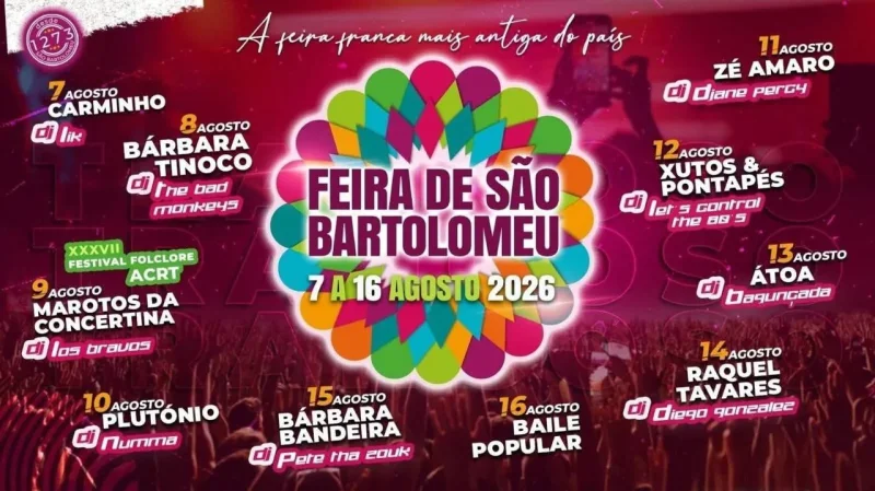 Feira de São Bartolomeu 2026