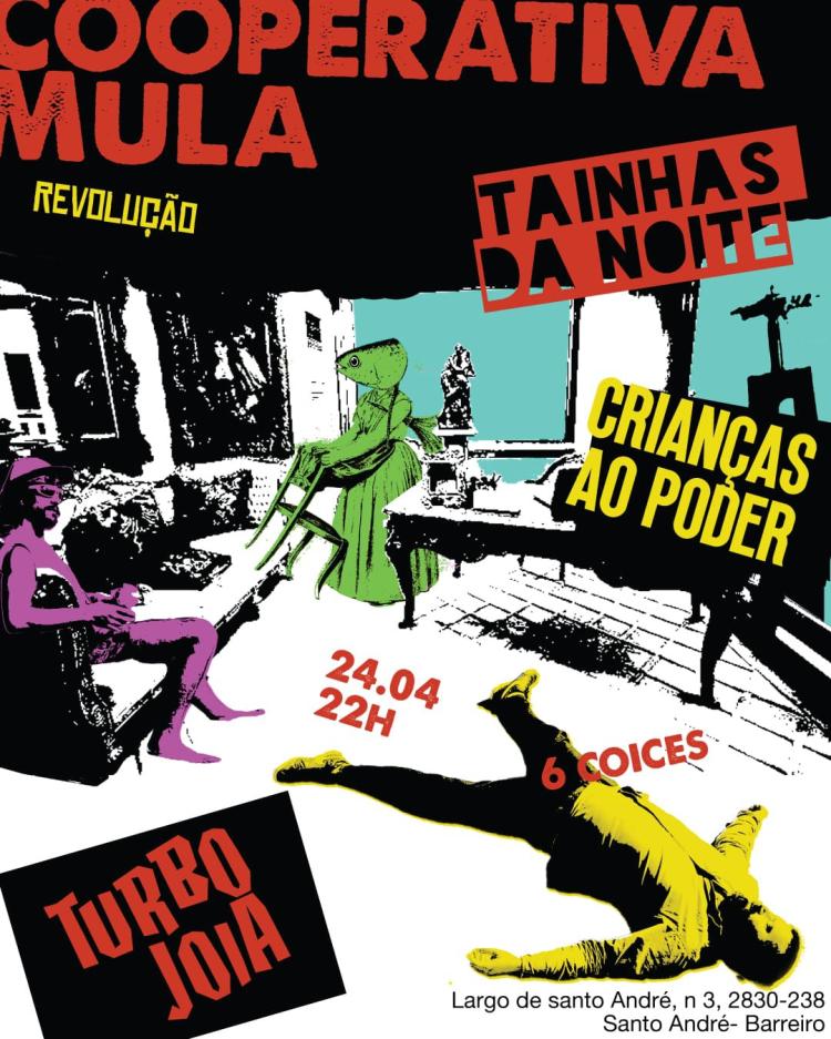 Concerto||| CRIANÇAS AO PODER + TAINHAS DA NOITE + TURBO JOIA |||
