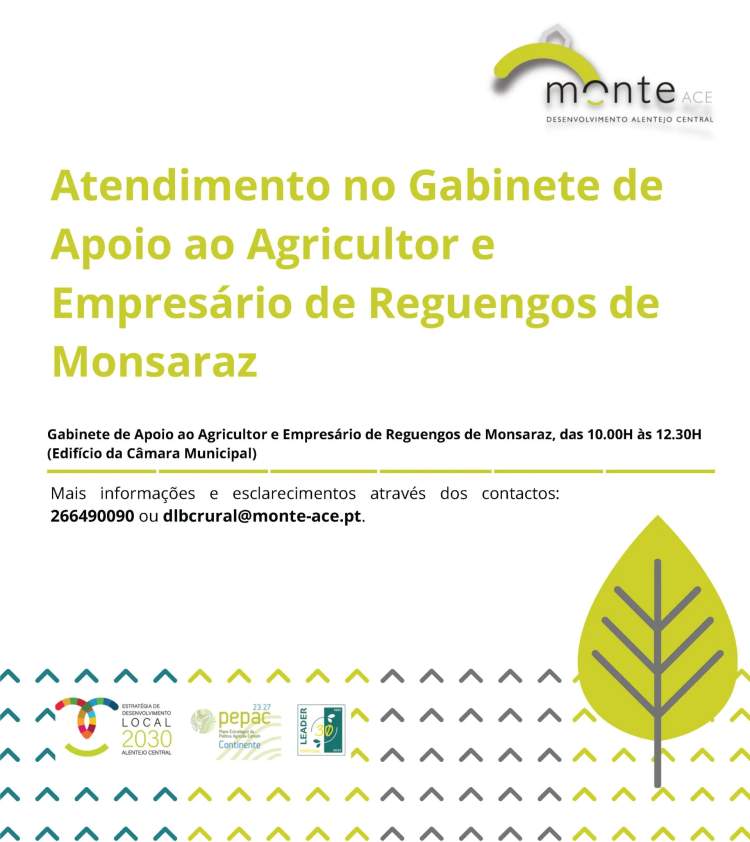 Atendimento no Gabinete de Apoio ao Agricultor e Empresário | 15 maio 2026