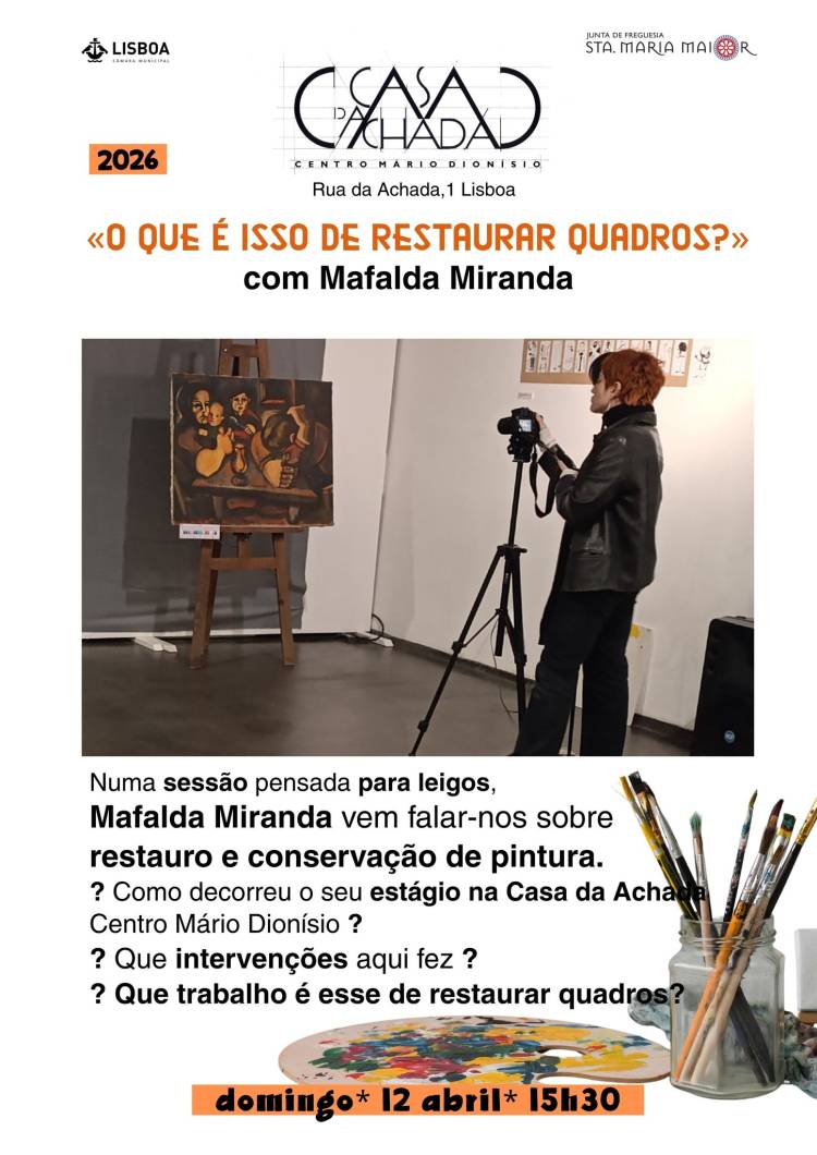 O que é isso de restaurar quadros? com Mafalda Miranda