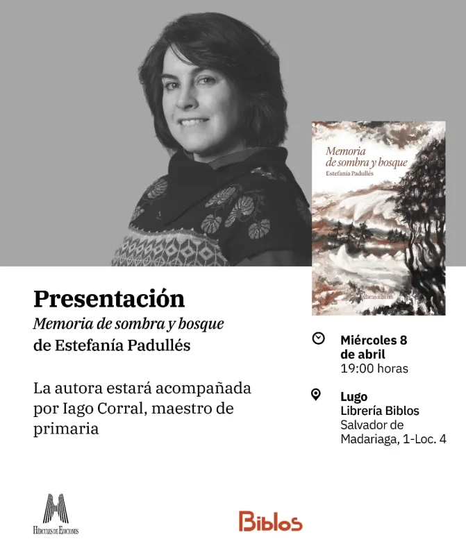 Presentación de 'Memoria de sombra e bosque' de Estefanía Padullé