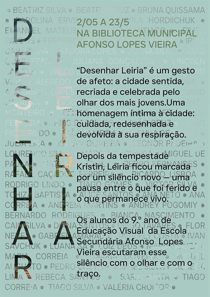 «DESENHAR LEIRIA» - Exposição de alunos da ESALV