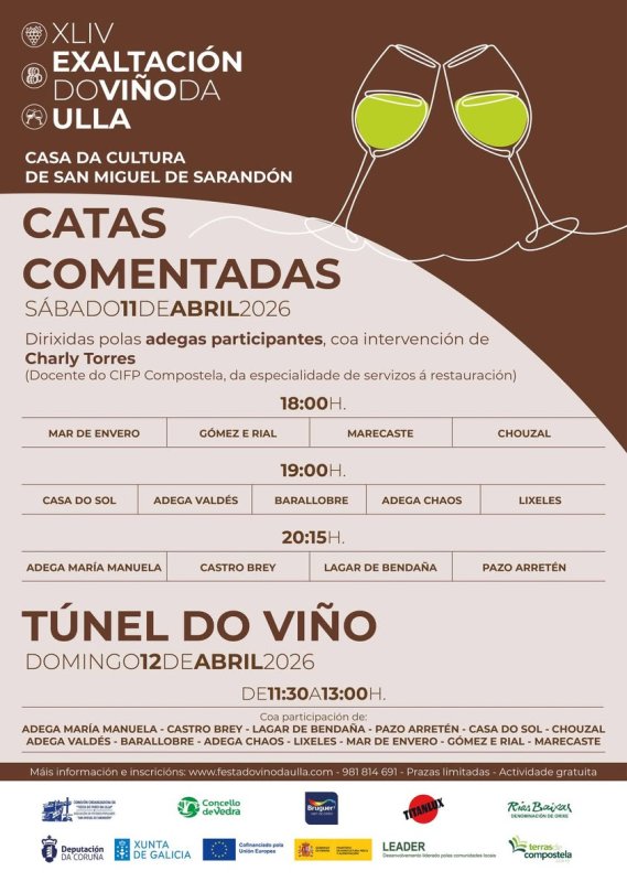 Catas Comentadas e Túnel do Viño