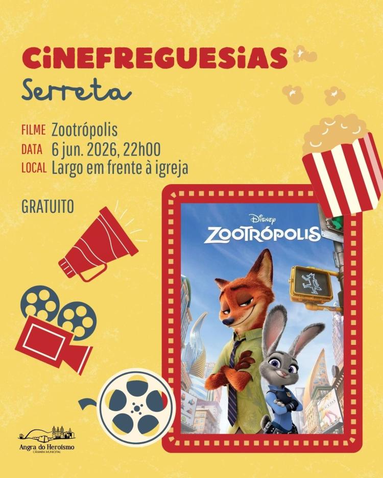 Cinema: Zootrópolis — Cinefreguesias na Serreta (2026)