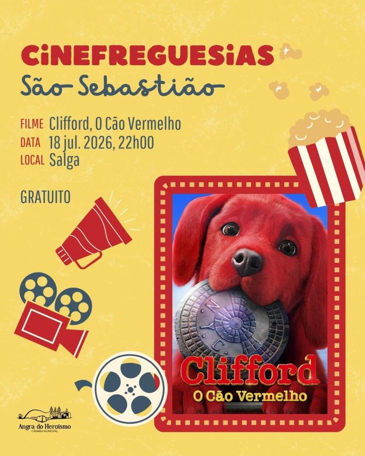 Cinema: Clifford, o Cão Vermelho — Cinefreguesias em São Sebastião (2026)