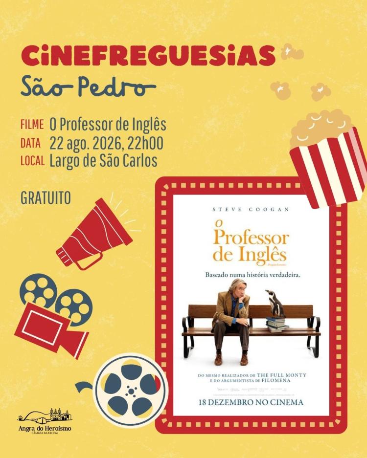 Cinema: O Professor de Inglês — Cinefreguesias em São Pedro (2026)