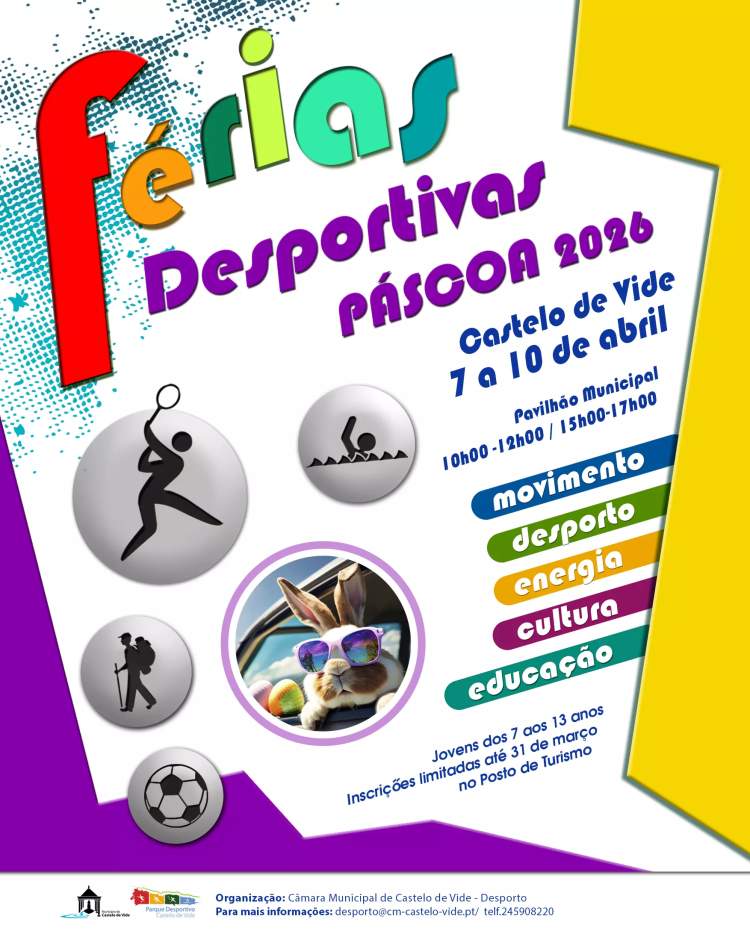 FÉRIAS DESPORTIVAS PÁSCOA 2026