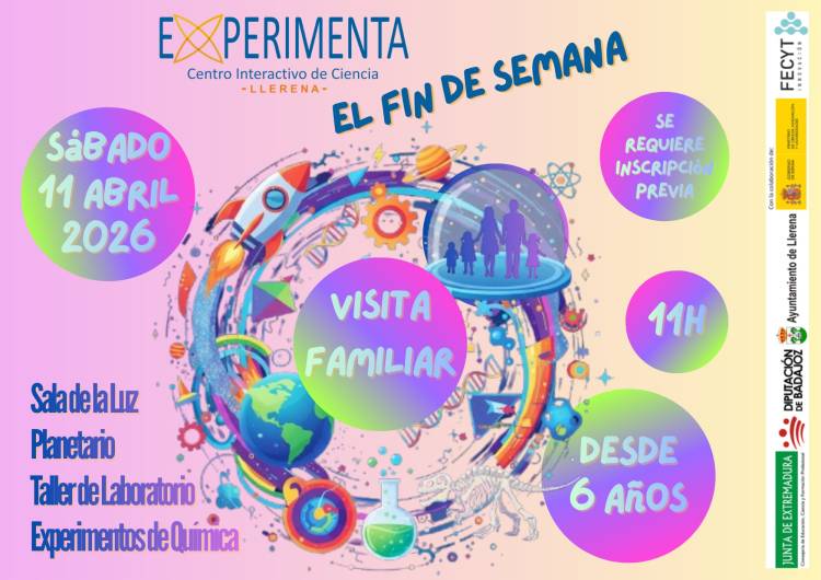 Visita familiar en EXPERIMENTA el fin de semana