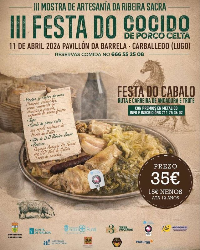 III Festa do Cocido de Porco Celta
