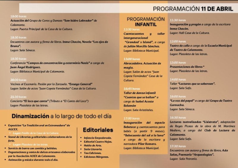 Entre Tapas 2026 | Feria del Libro de Calamonte