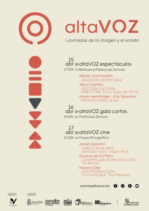 altaVOZ: I Jornadas de la Imagen y el Sonido