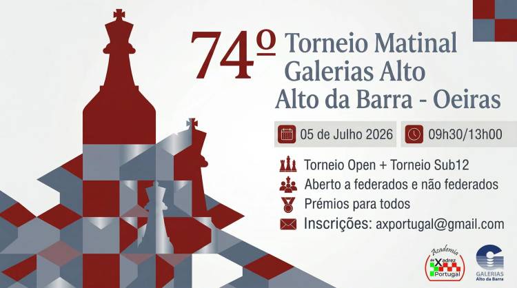 74º Torneio Matinal Galerias Alto da Barra - Open+Sub12