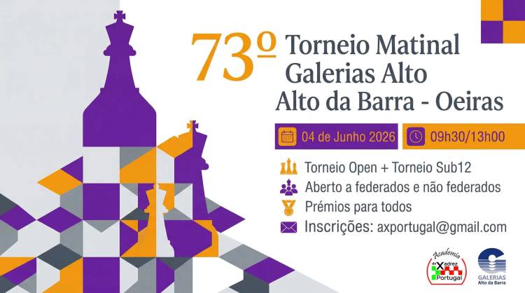 73º Torneio Matinal Galerias Alto da Barra - Open+Sub12