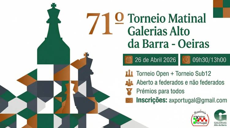 71º Torneio Matinal Galerias Alto da Barra - Open+Sub12