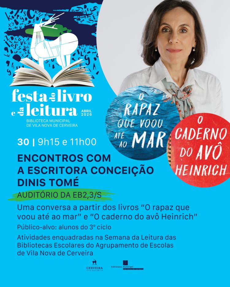 Encontros com a escritora Conceição Dinis Tomé