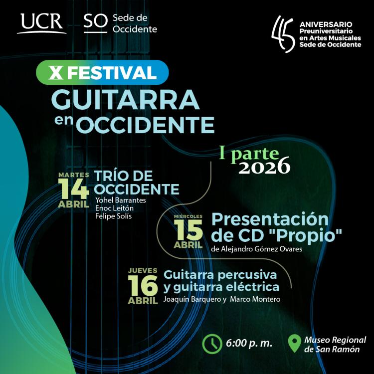 Festival Guitarra en Occidente I Parte 2026