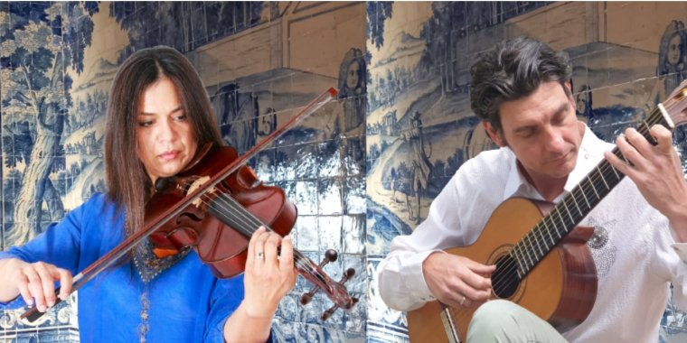 Recital de violino e guitarra, por Duo Eklektika
