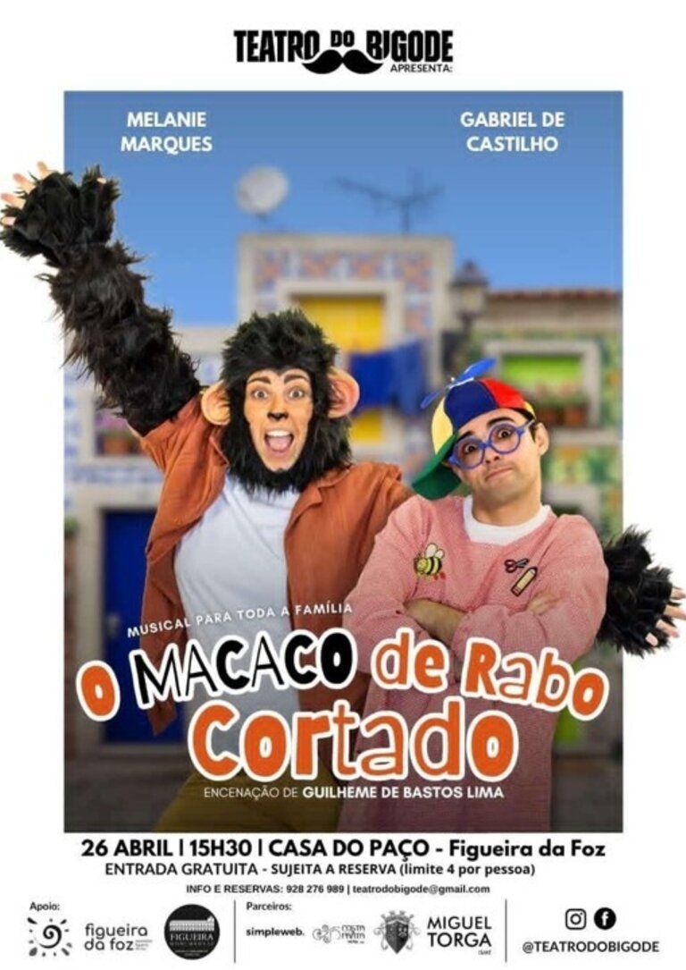 'O Macaco de Rabo Cortado', Teatro do Bigode