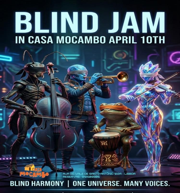 Blind Jam -Ensaio Sobre a Cegueira Musical com Amadis e Convidados