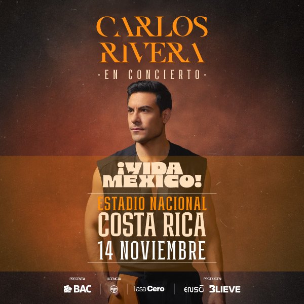 CARLOS RIVERA 2026 - VIDA MEXICO TOUR