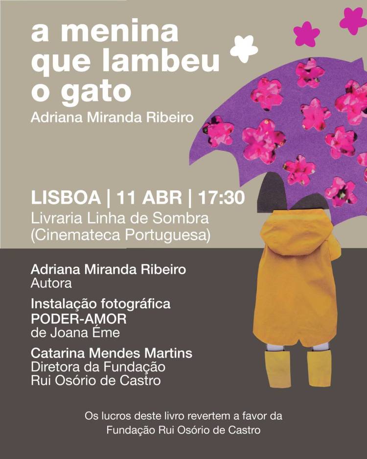 Apresentação do livro A MENINA QUE LAMBEU O GATO de Adriana Miranda Ribeiro (Cineclube de Guimarães)