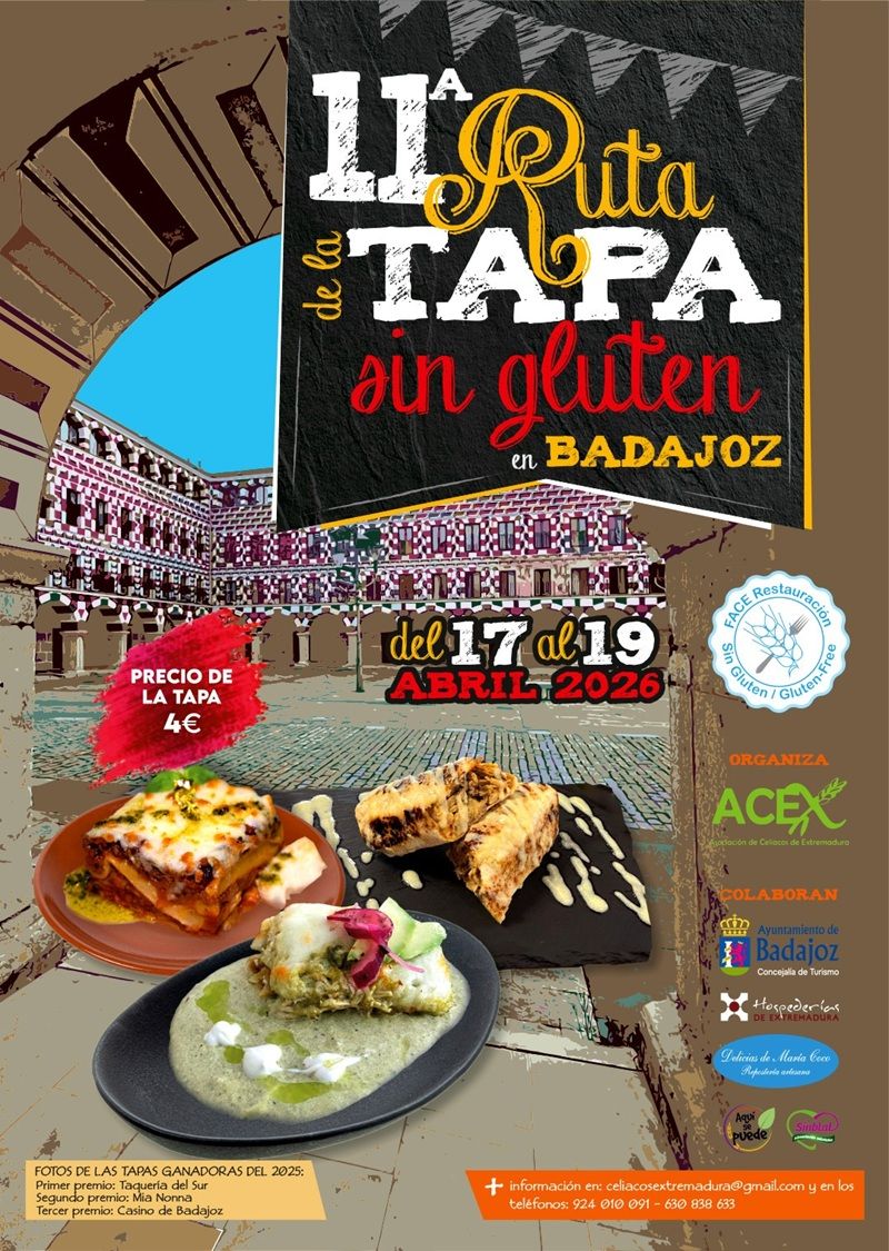 Ruta de la tapa sin gluten 2026