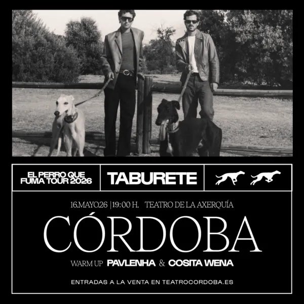 Taburete, con 'El perro que fuma'