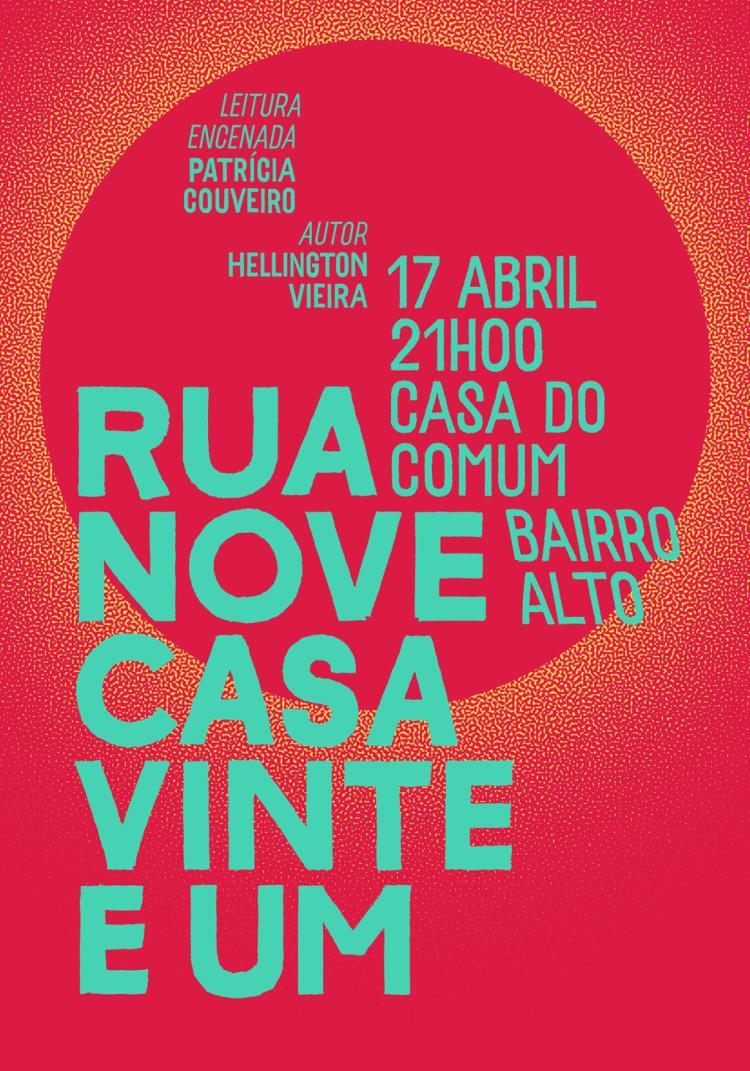 “rua nove casa vinte e um” Leitura Encenada