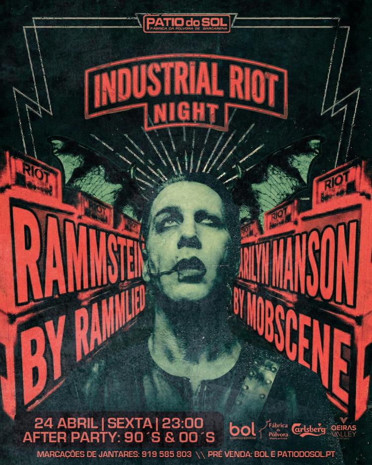 Industrial Riot Night: Tributos RAMMSTEIN & MARILYN MANSON - RAMMLIED & MOBSCENE 