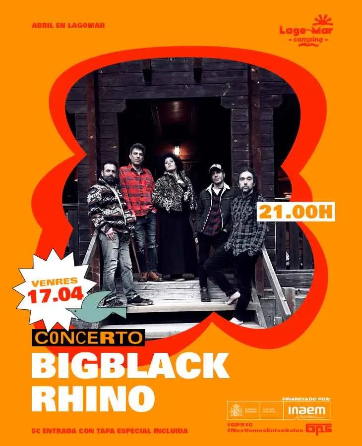 Concerto de BigBlack Rhino no Camping Lago-Mar