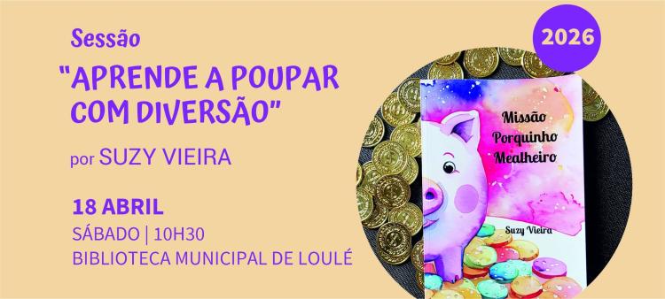 'Aprende a poupar com diversão' por Suzy Vieira