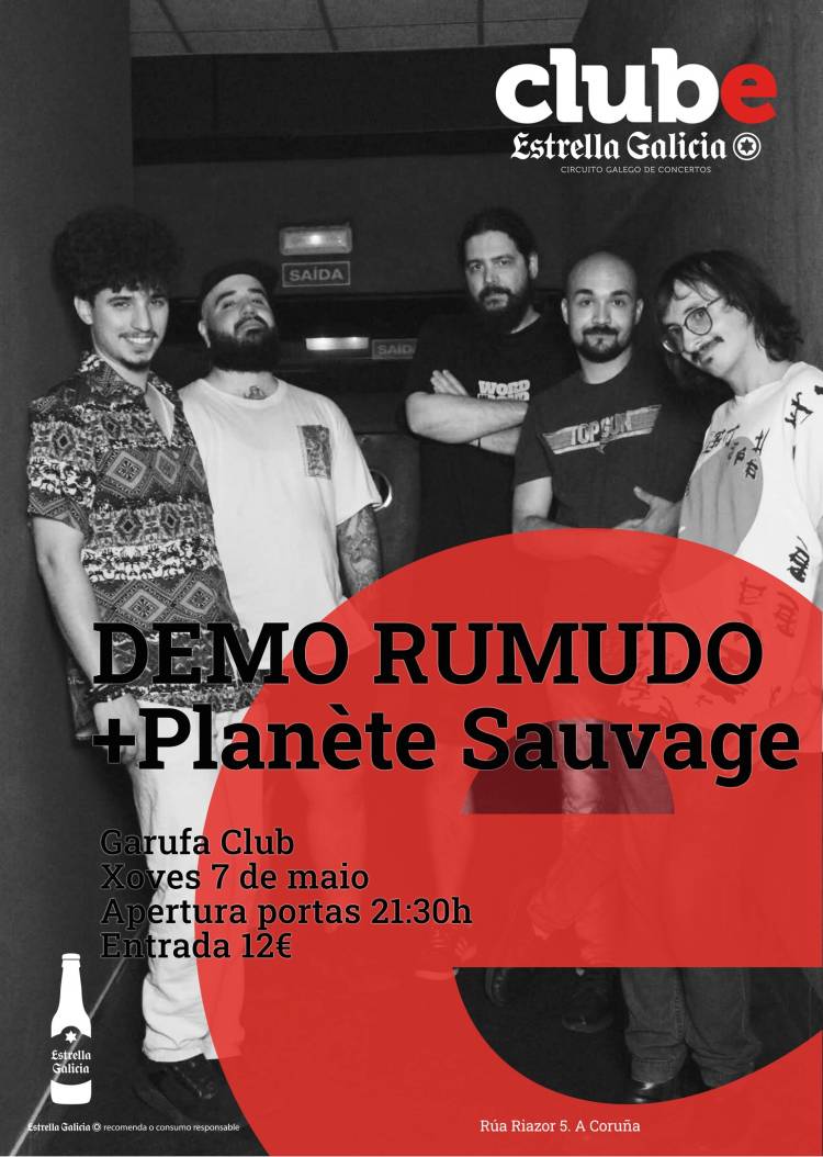 DEMO RUMUDO + PLANÈTE SAUVAGE (ClubE)