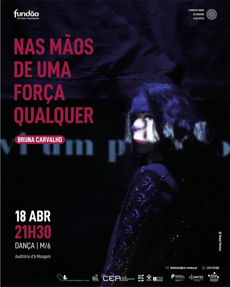Espetáculo de dança contemporânea 'Nas Mãos de uma Força Qualquer'