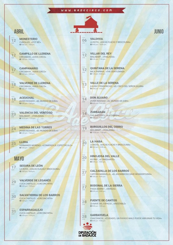 BADECIRCO 2026 | Festival Itinerante de Circo en Badajoz