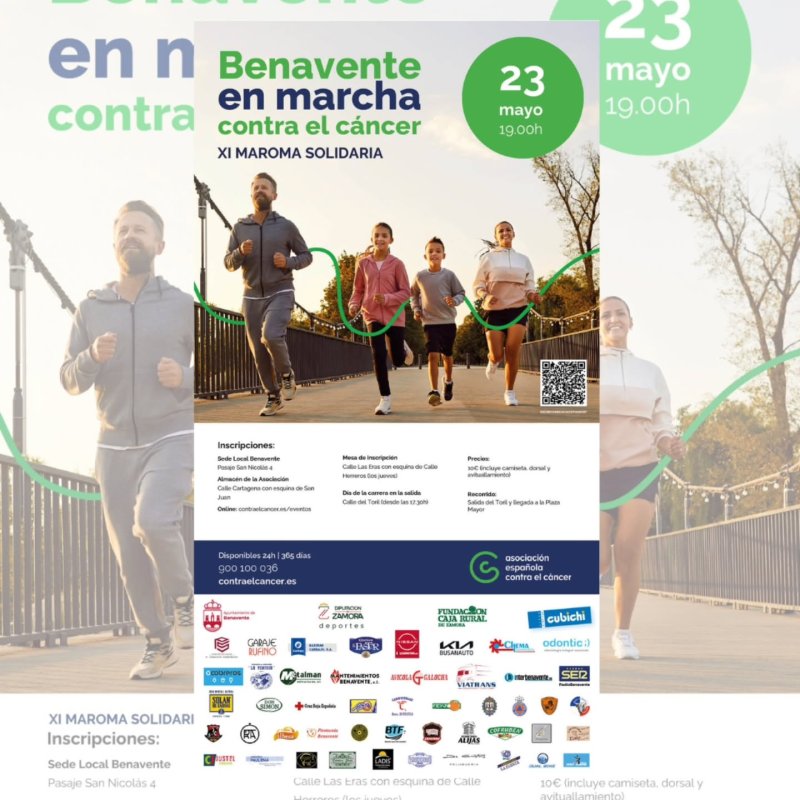 Benavente en Marcha contra el Cáncer