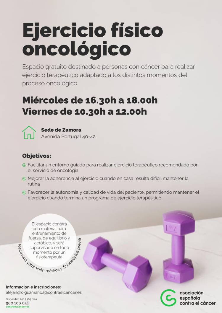 Taller: Ejercicio fisico oncológico