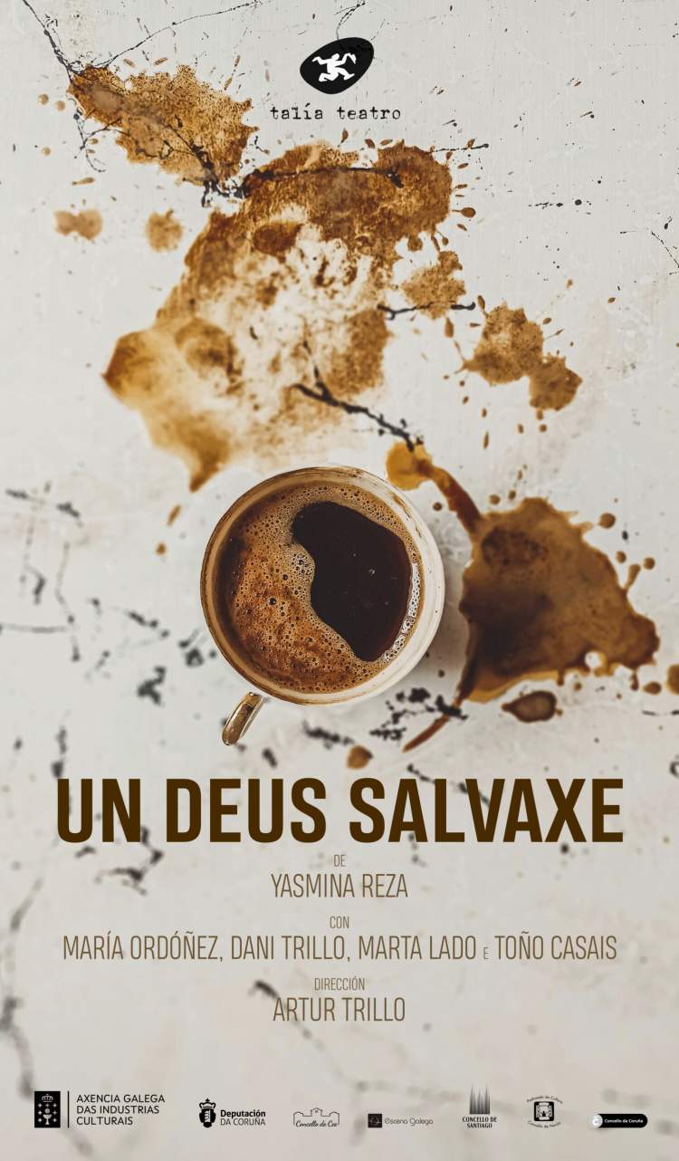 Representación teatral da obra “Un deus salvaxe”