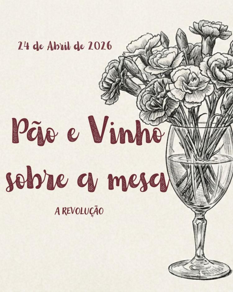 Pão e Vinho sobre a mesa
