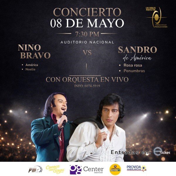 LOS DOBLES PERFECTOS SANDRO Y NINO BRAVO