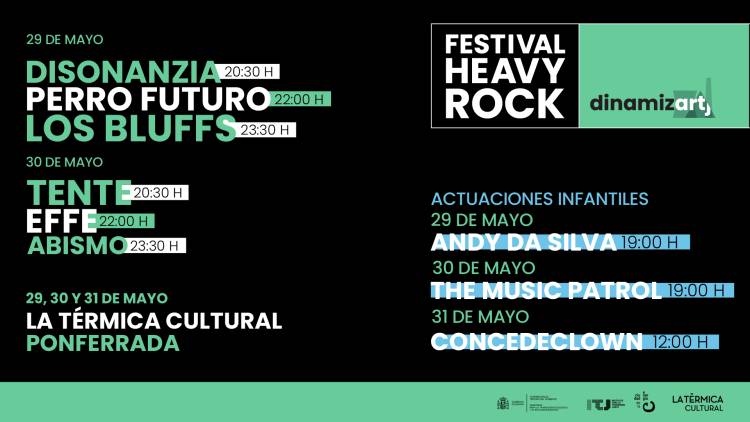 Dinamiz-ARTj. Festival heavy-rock 2026 | Domingo 31