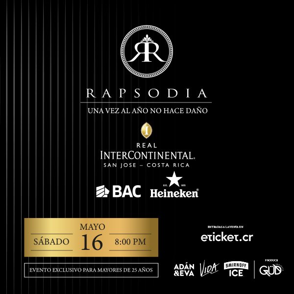 RAPSODIA - PARA MAYORES DE 25 AÑOS