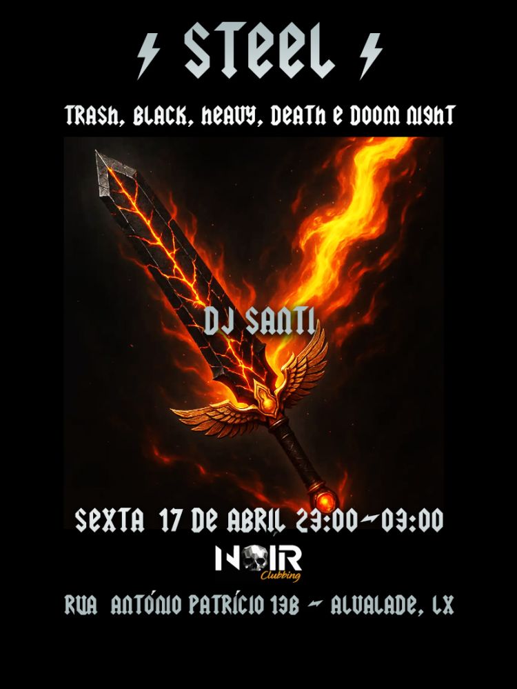 STEEL - Trash, Black, Heavy, Death & Doom Night