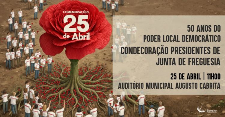 50 anos do Poder Local Democrático | Condecoração de Presidentes de Junta de Freguesia