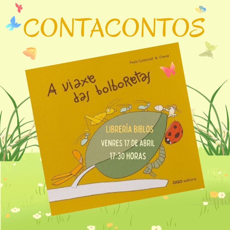 Contacontos: A viaxe das bolboretas