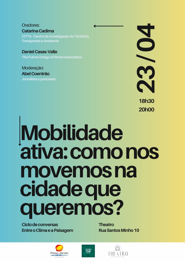 Ciclo de conversas: 'Mobilidade ativa: como nos movemos na cidade que queremos?'