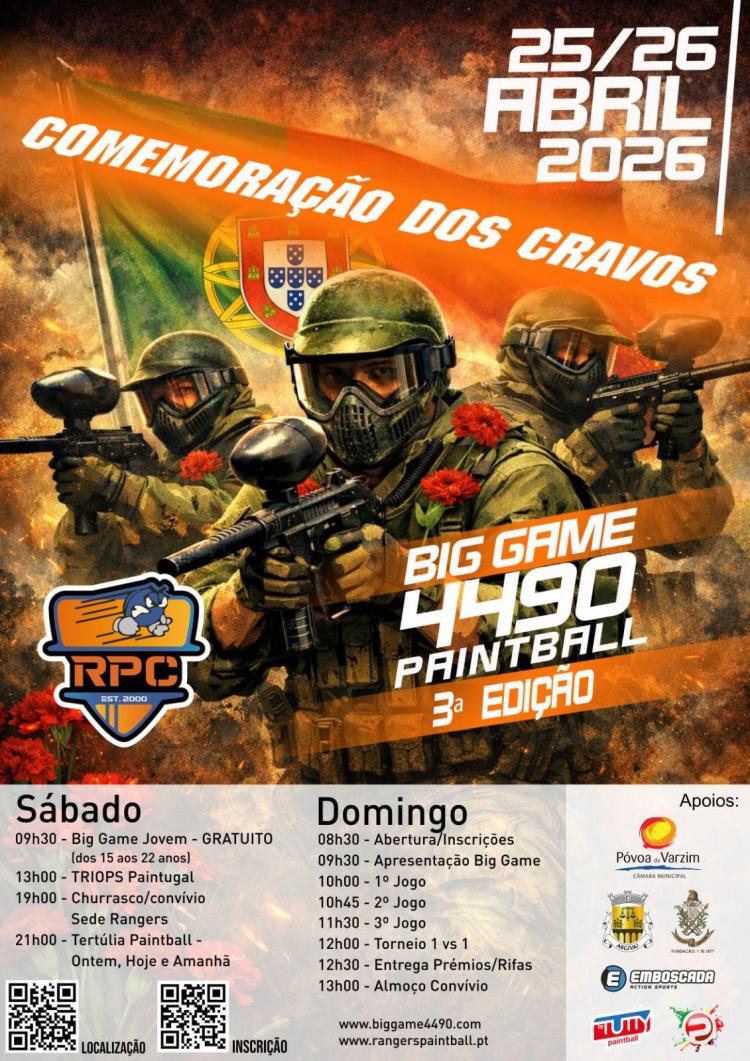 Torneio de Paintball 'Big Game 4490'