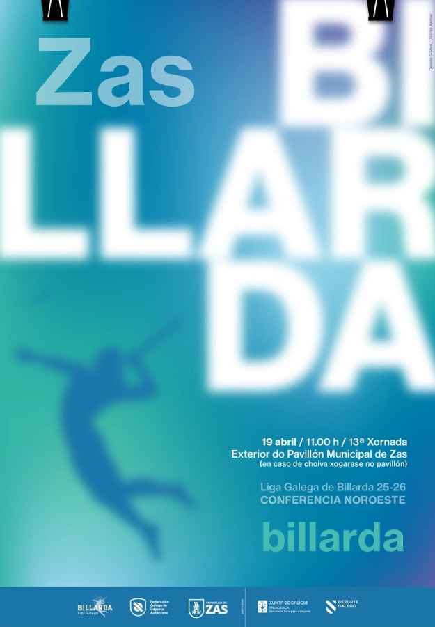 Xornada da Liga Galega de Billarda en Zas