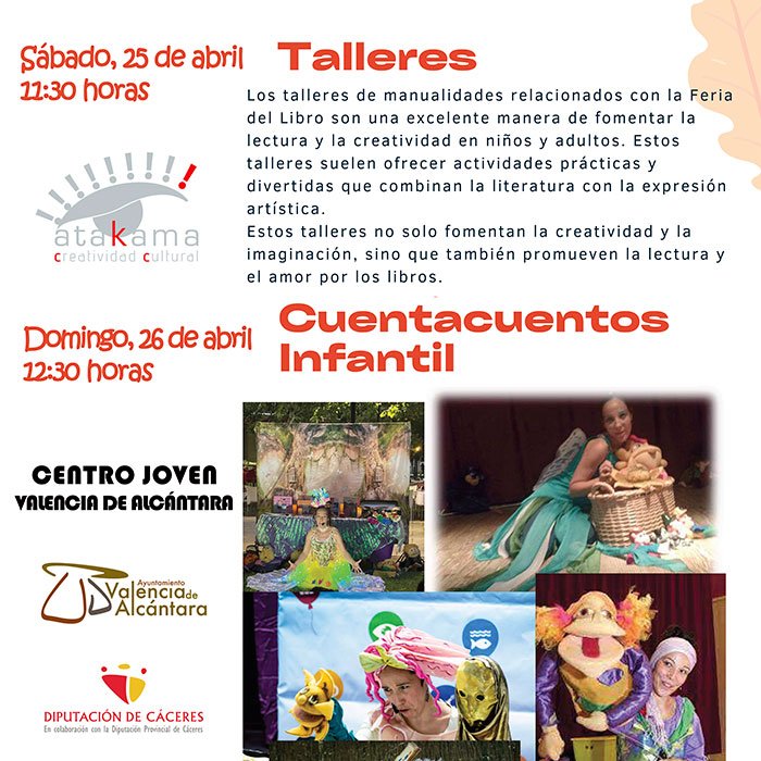 Actividades especial 'Día del libro' en el Centro Joven