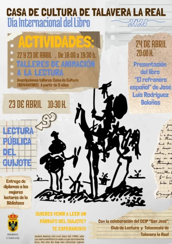 Día Internacional del Libro 2026 | Talavera la Real