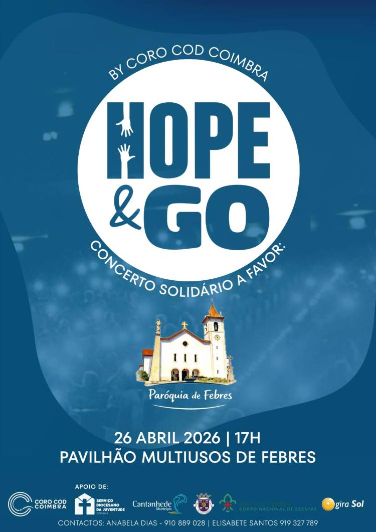 Hope & Go: Concerto Solidário do Coro COD Coimbra